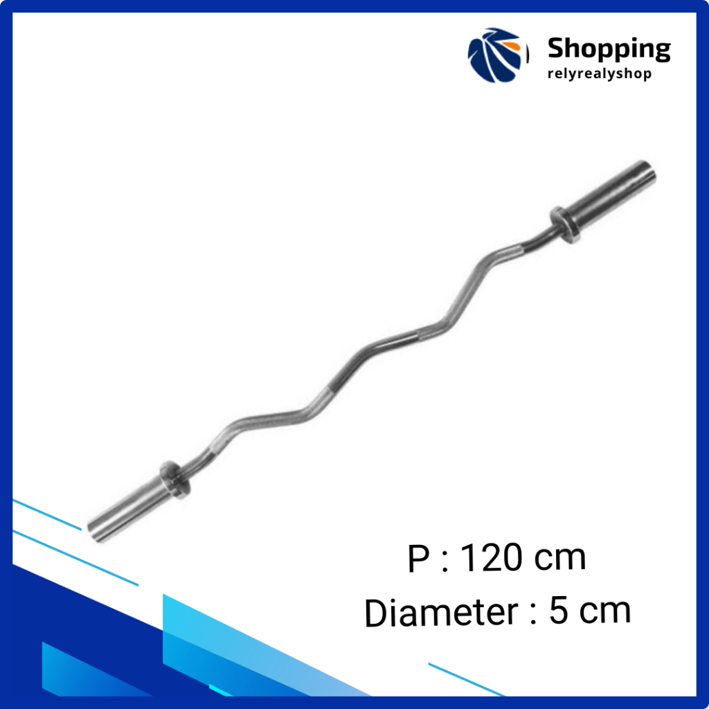 Stick ez curl Stick olympic ORIGINAL IMPORT barbel stick lengkung