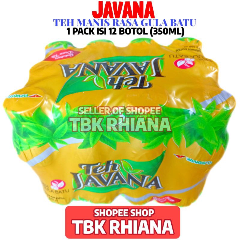 

Minuman Teh Botol Javana Gula Batu 1 Dus Isi 12 Botol 350 ML