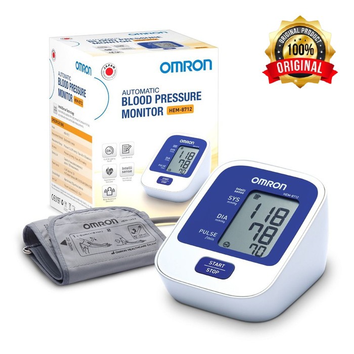 Tensimeter Digital Omron 8712 Tensi Digital  Omron Hem 8712 Tensi Darah Alat Ukur Tekanan Darah