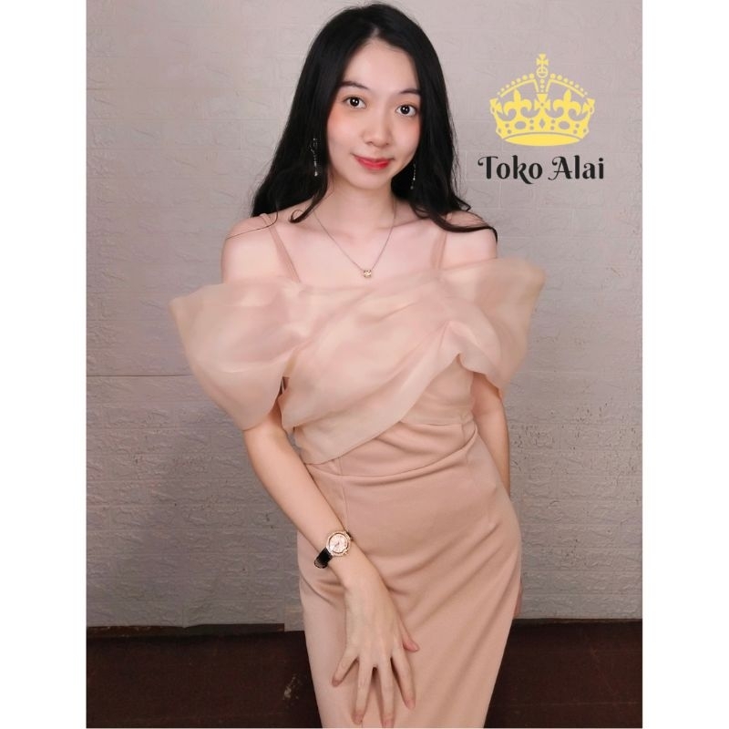 Classygo Dress 009 Gaun Pesta Elegant Sexy Feminine Glamour Promnite Imlek CNY Dress Long Dress Eleg