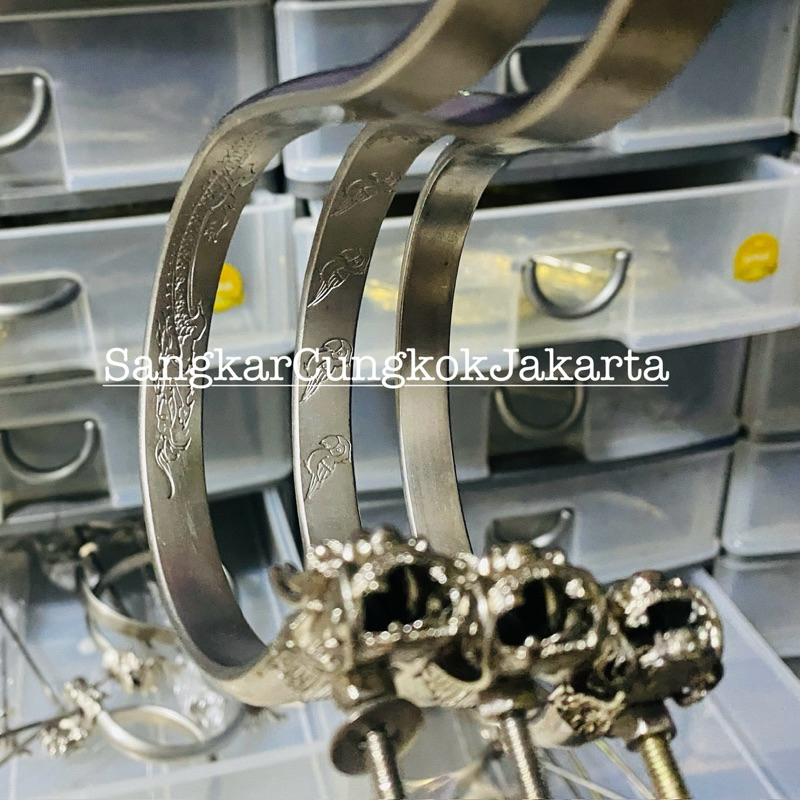 Gantungan Lipat Stainless Naga Sangkar Besar Hwamei Anis Murai Ori Cungkok