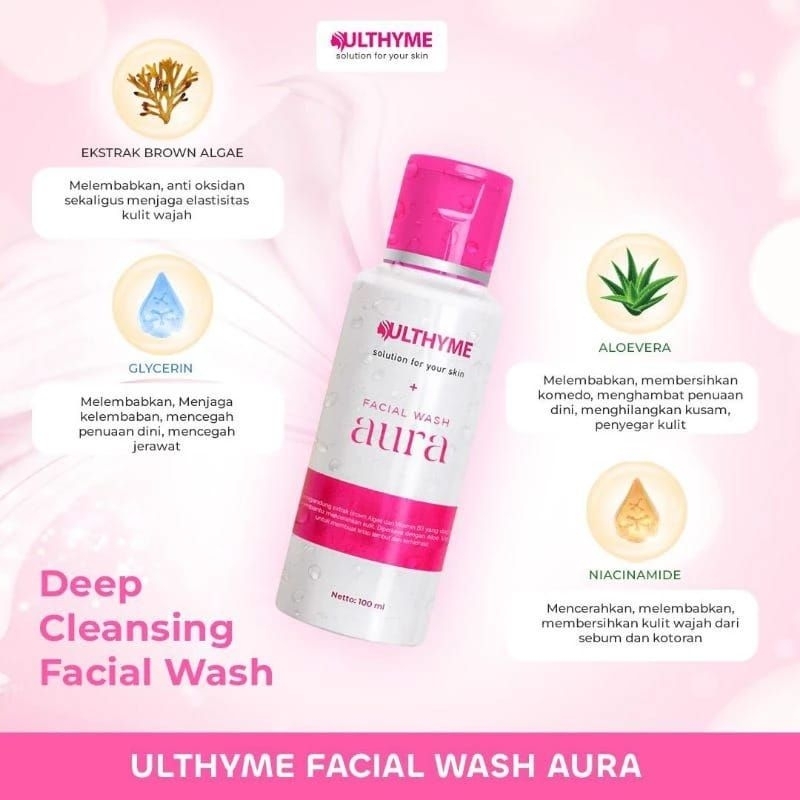Ulthyme skincare facial wash luxury/aura/diamond