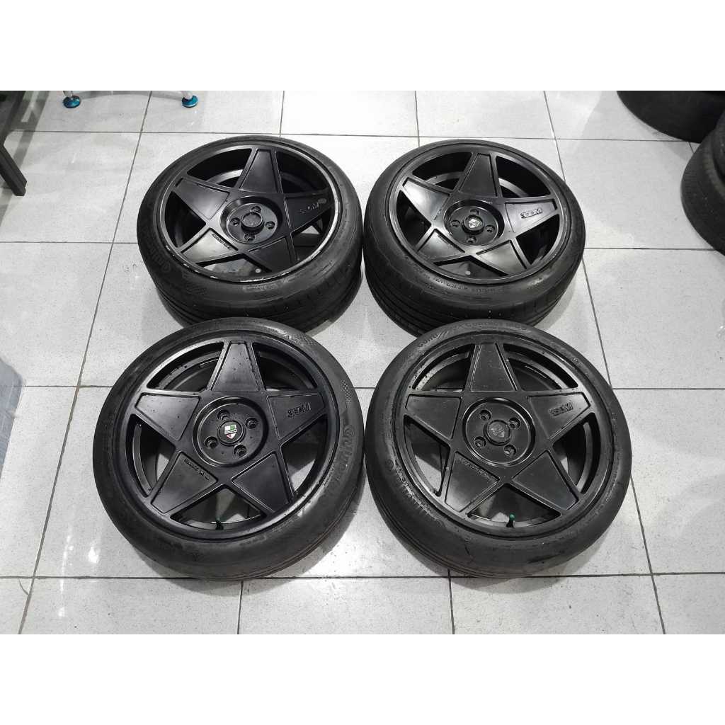 VELG MOBIL SEKEN R17 RACING 3SDM RING 17X7,5/9 PCD 4X100 PLUS BAN