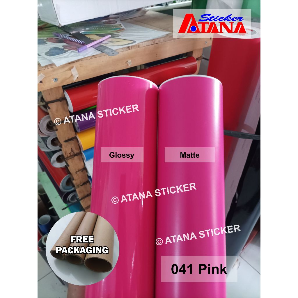 Skotlet Pink Glossy Doff Tua Magenta Pastel 041 Merah Muda Rose Peach Fuscia Gloss Dop Kilap Metalik