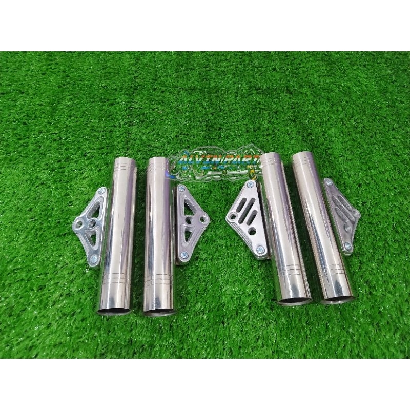 Dudukan kupingan pangkon lampu pesek jute cnc as 33 NINJA VIXION KYB SCORPIO