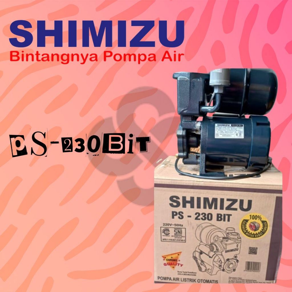 Shimizu PS230BIT PS 230BIT PS 230 BIT Pompa Air