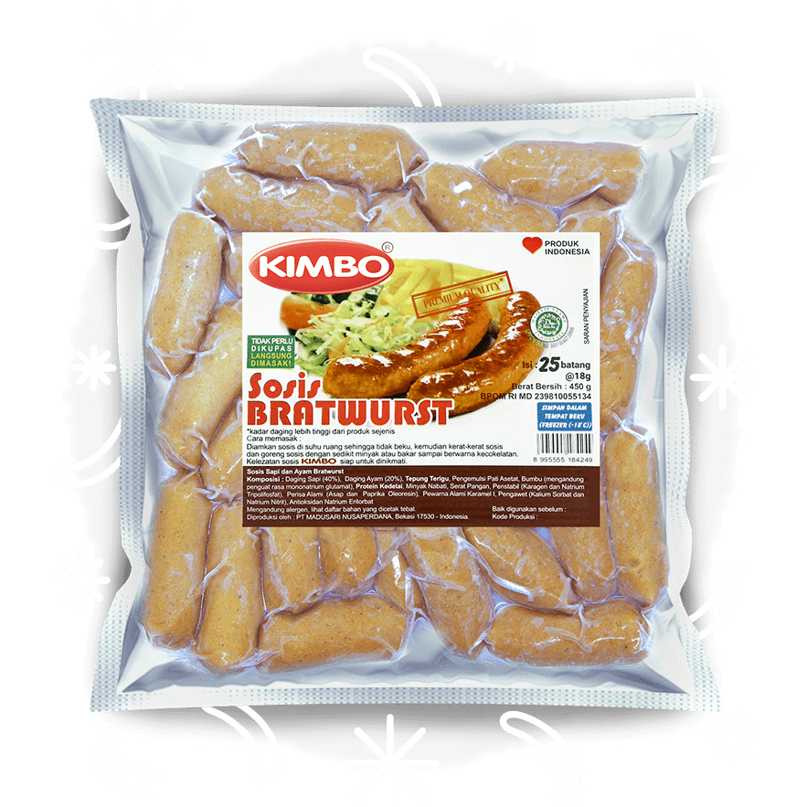 

KIMBO Bratwurst Cocktail Original Isi 25 450gr