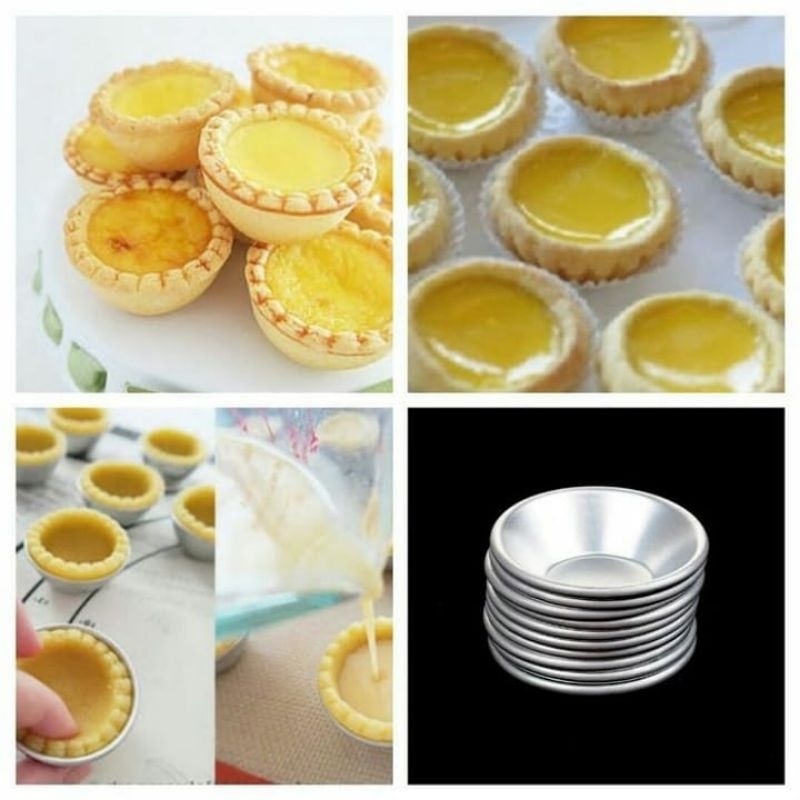 Isi 12 Pcs Cetakan Kue Pie Susu Bali/Cetakan Eeg Tart Minj/Cetakan Pie Bali