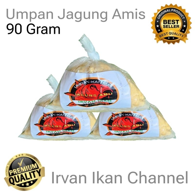 Umpan Jagung Amis IRV 90Gram. Irvan Ikan Channel