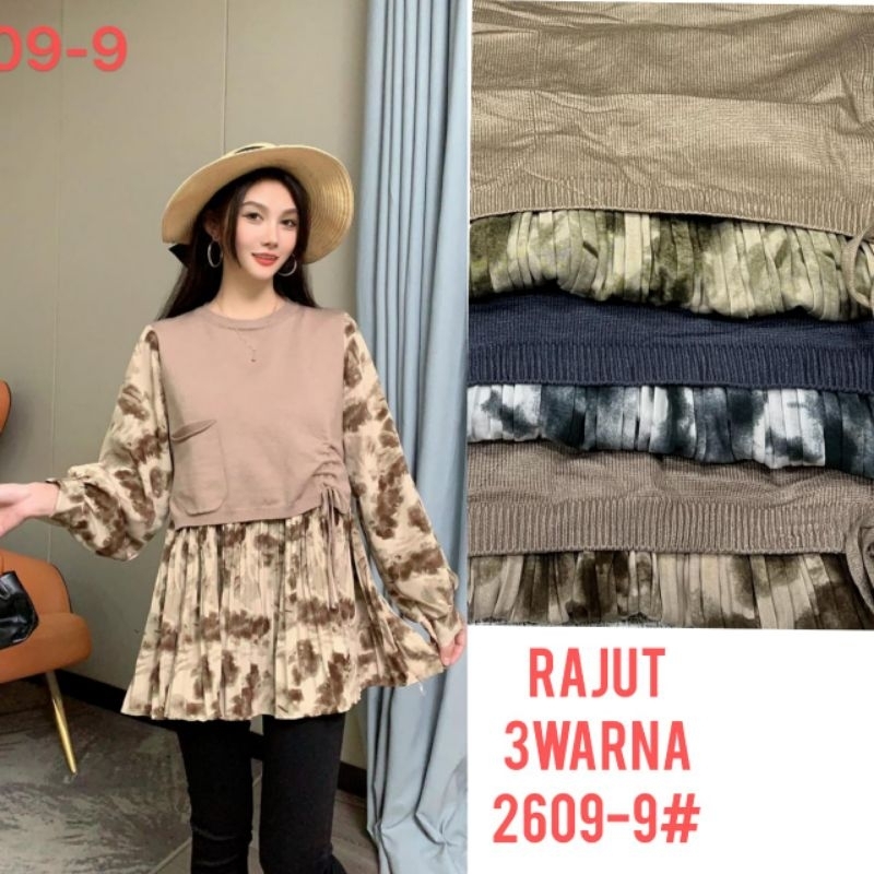BLOUSE RAJUT ZARA MIX KATUN IMPORT BY ZARA WOMAN