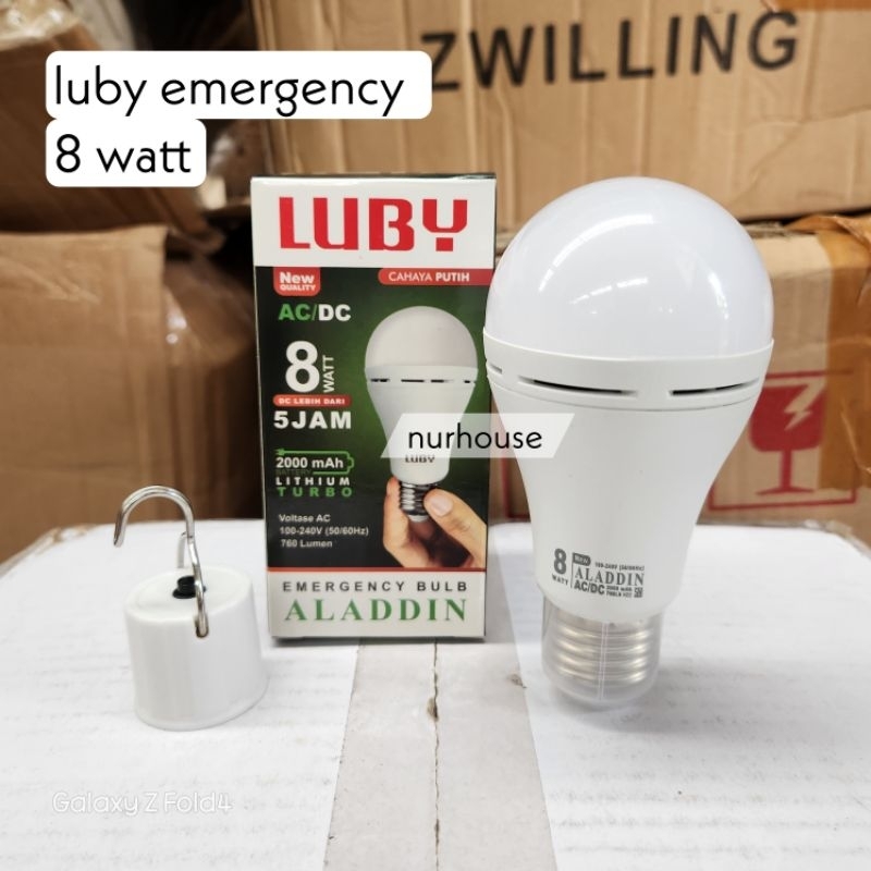 Mang_Usman Lampu Emergency Luby 20 Watt Aladdin