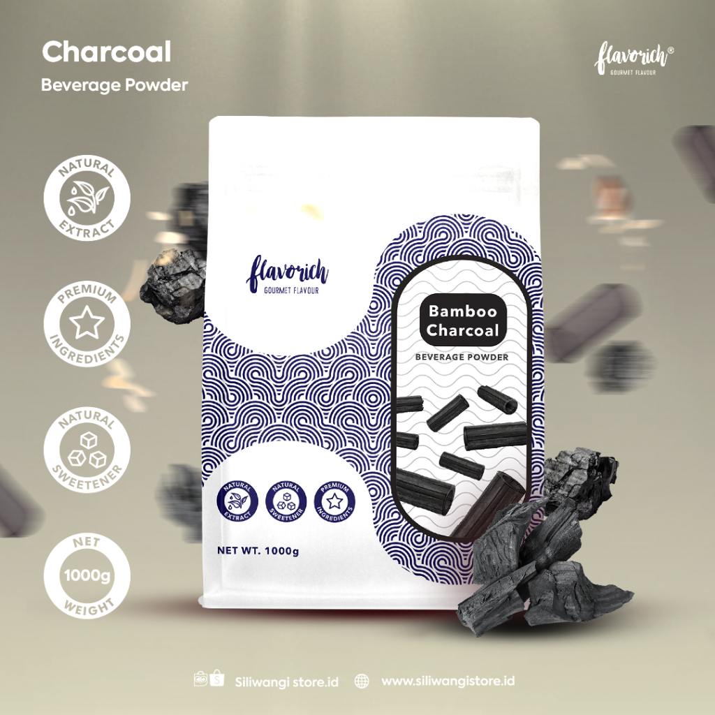 

FLAVORICH - Bubuk Minuman Charcoal Powder