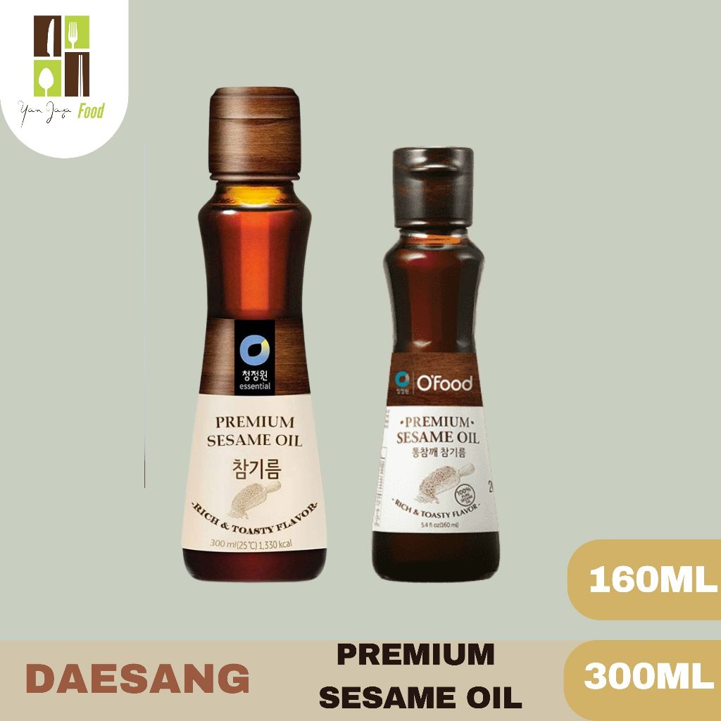 

Daesang Chung Jung One O'food Premium Sesame Oil / Minyak Wijen asli KOREA 300ml / 160 ml