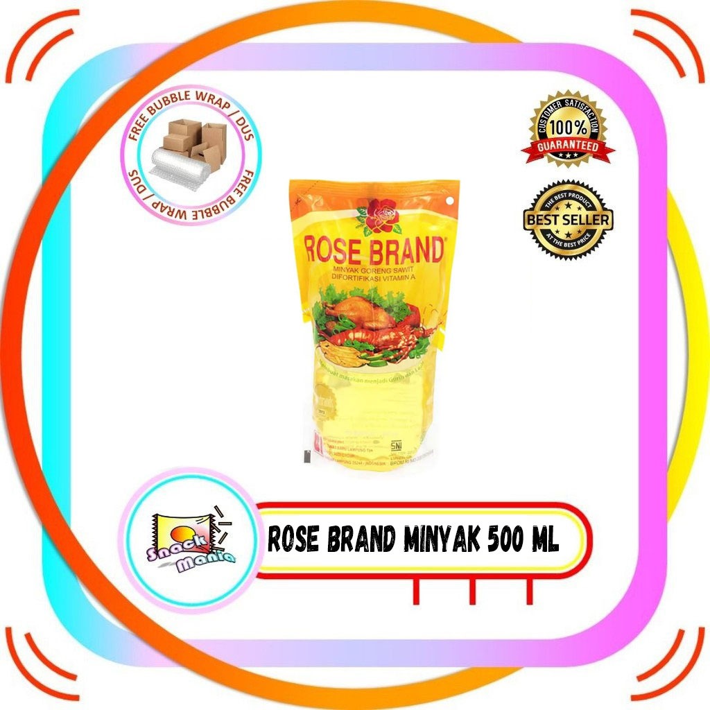 

Rose Brand Minyak Goreng ~ 500 ml Pouch