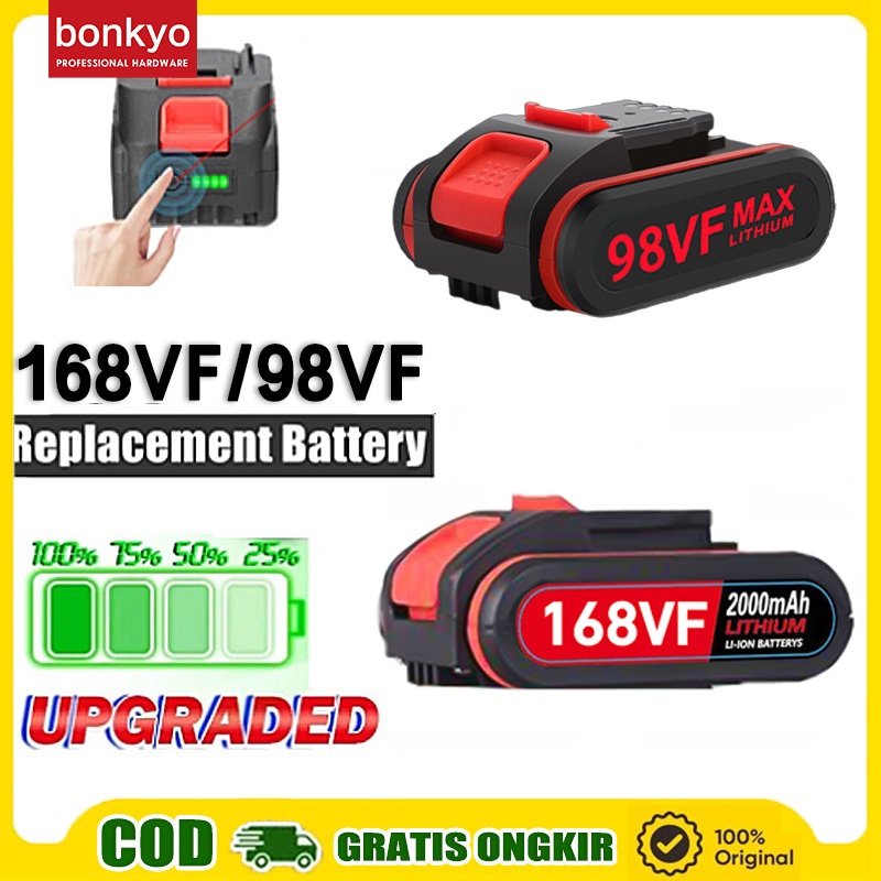 Bonkyo Hardware Baterai bor tanpa kabel  Electric drill battery adapter baterai lxt/Baterai bor list