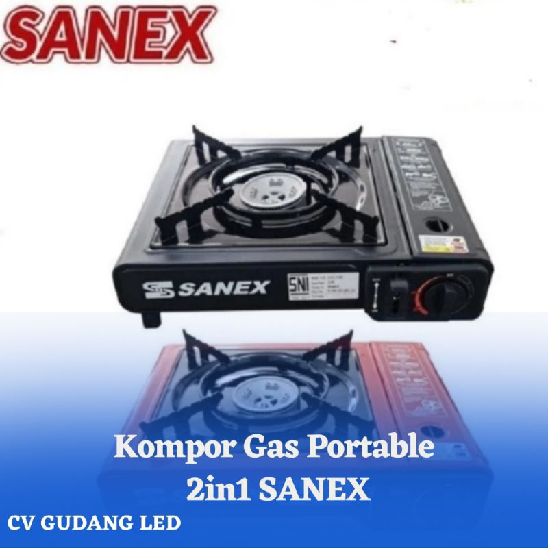 Kompor Gas Portable 2in1 SANEX