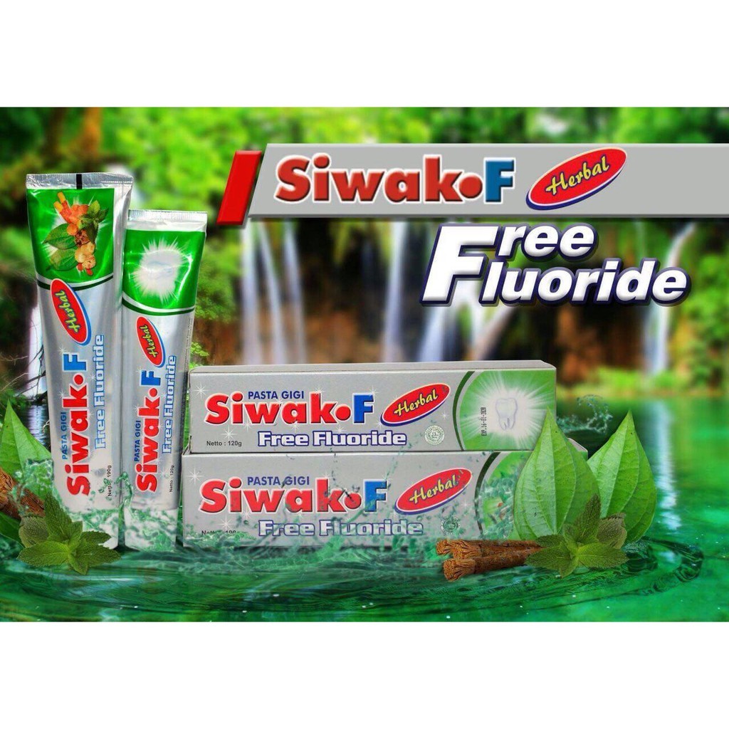Pasta Gigi Siwak F / Pasta Gigi Siwak Herbal / Pasta Gigi Free Fluoride / Pasta Gigi Herbal