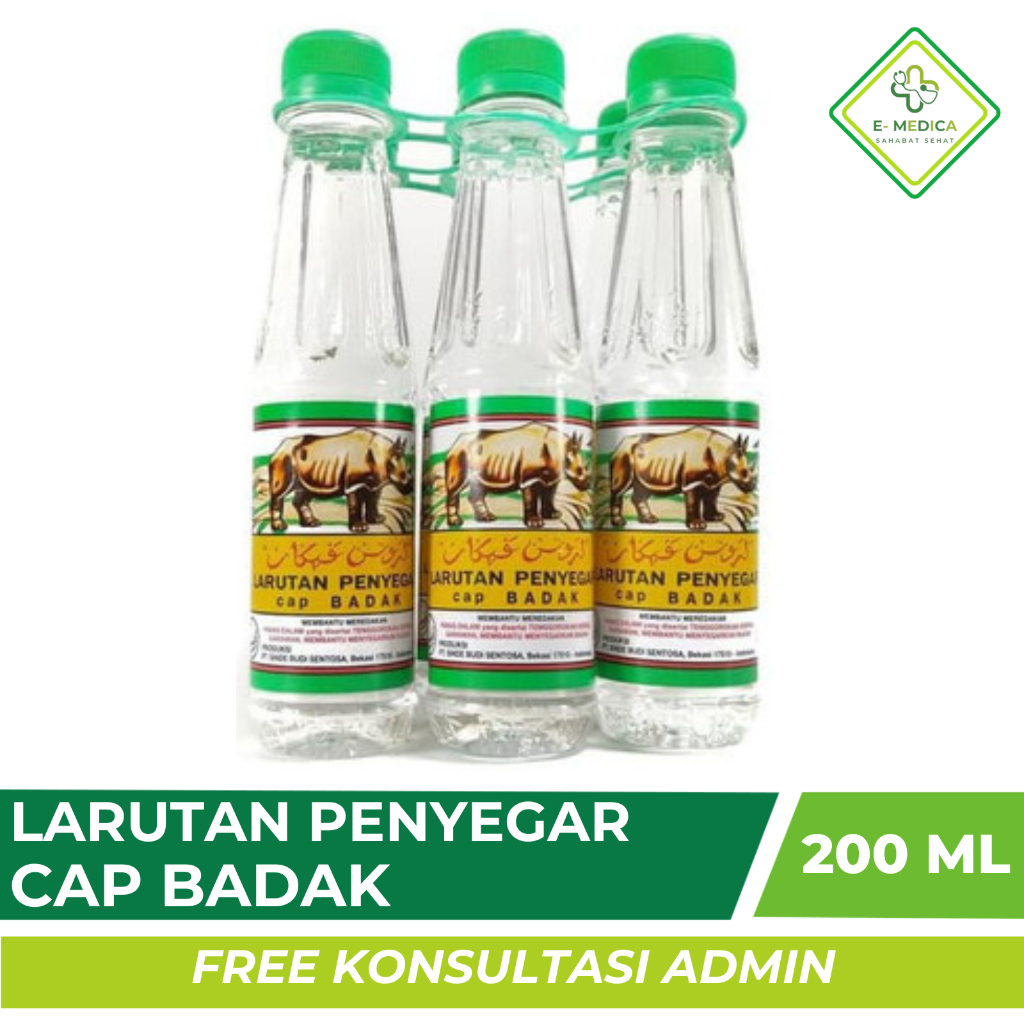 

Larutan Penyegar Cap Badak 200 ml - Pereda Panas Dalam