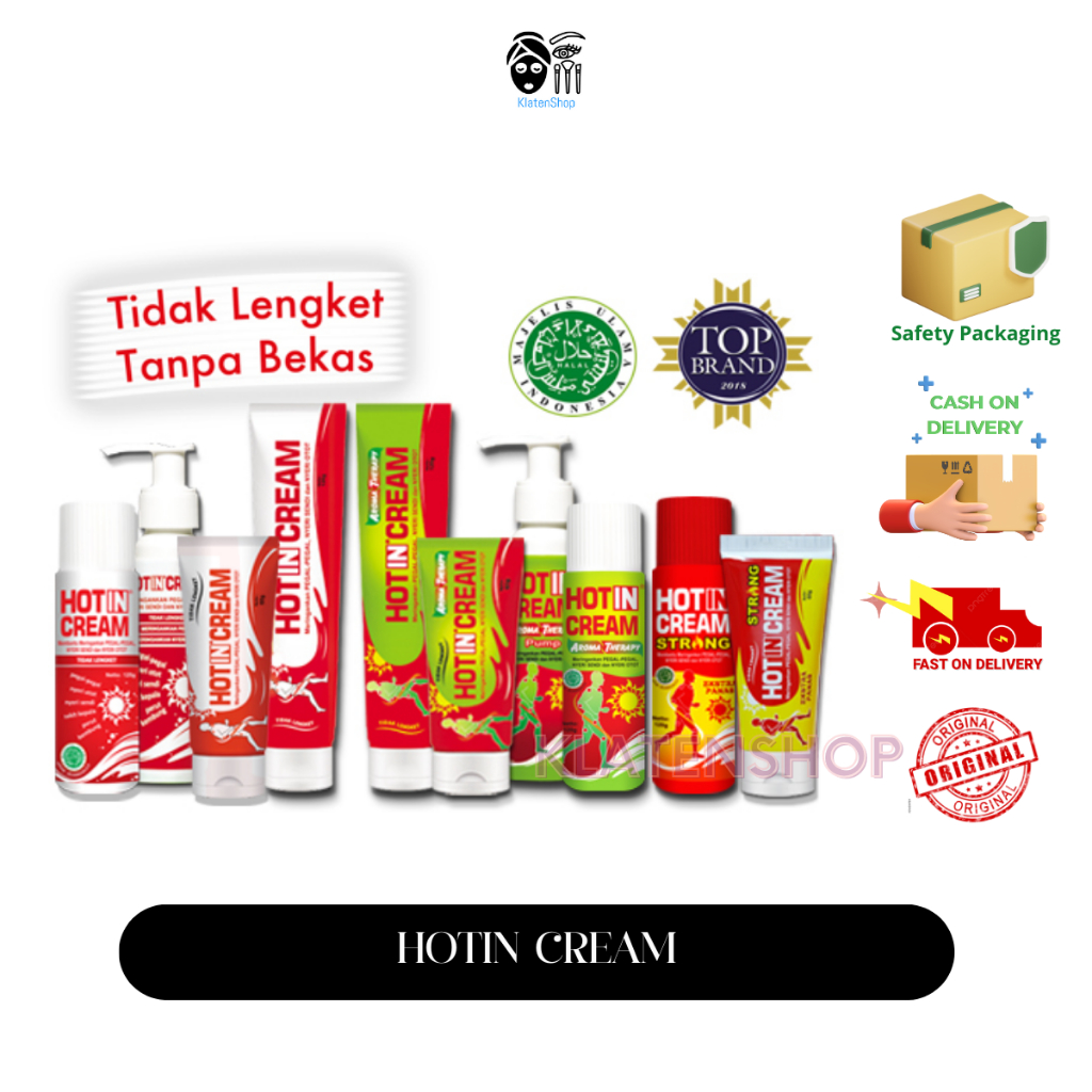 HotIn Cream Series | Botol | Tube | Pump