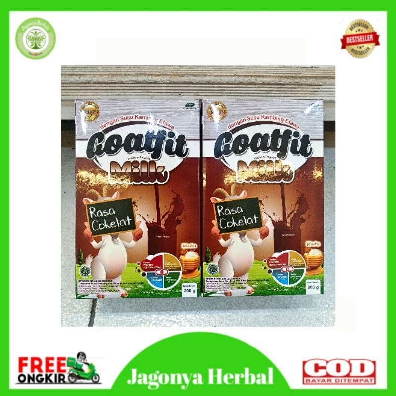 

GOATFIT MILK - SUSU KAMBING ETAWA BUBUK RASA COKLAT PLUS MADU 200 GRAM