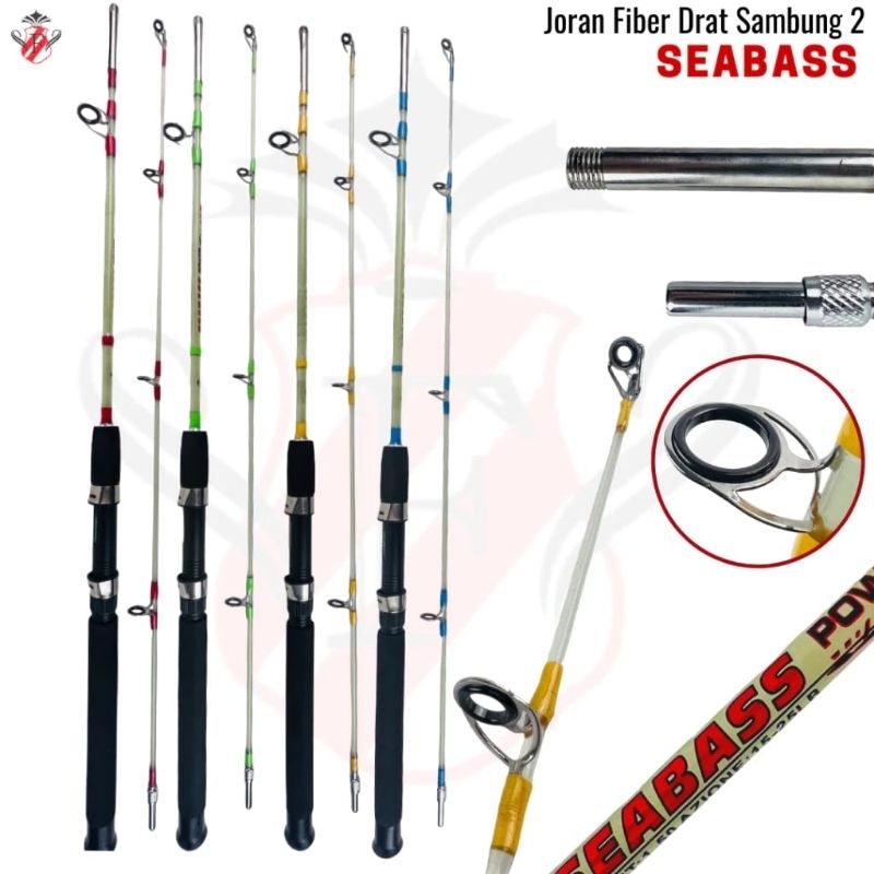 joran stik fiber seabass drat dan helian