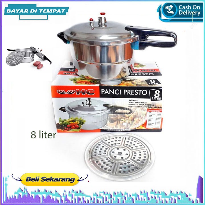 PANCI VIRAL PRESTO HAPPY CALL 8 LITER ORIGINAL PRESTO ANTI LENGKET PROMO PANCI HC