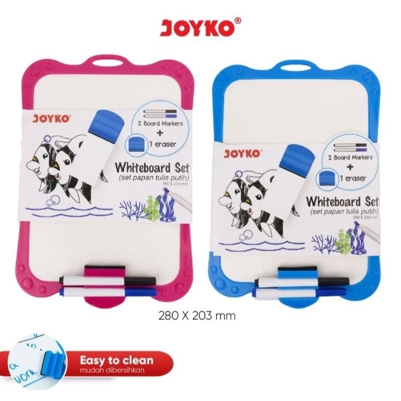 

Papan tulis set white board set Joyko