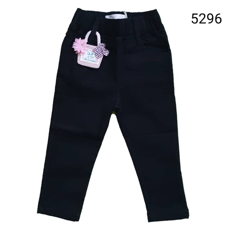 Celana jegging hitam  5296