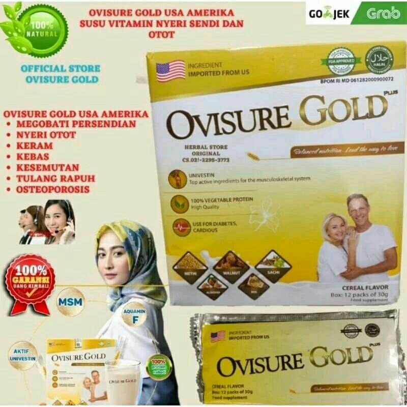 OVISURE GOLD SUSU VITAMIN TULANG DAN SENDI SARAF KEJEPIT