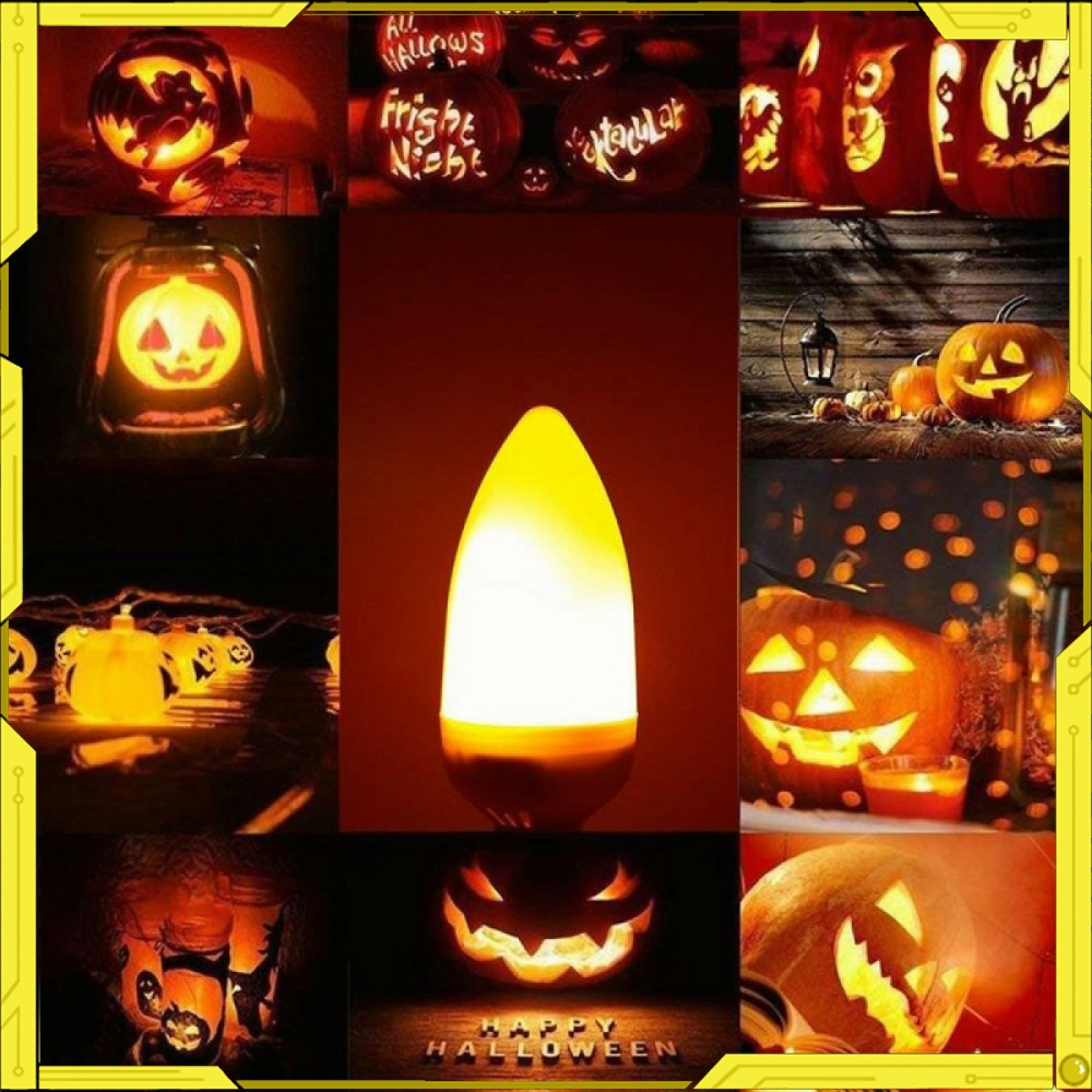 Lampu Bohlam LED Api Flickering Candle Light E27 Warm White 3W - CB2/Lampu LED Lampu Api Lilin E27 5