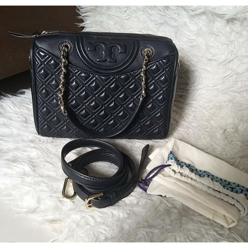 preloved Tory burch Fleming duffel bag