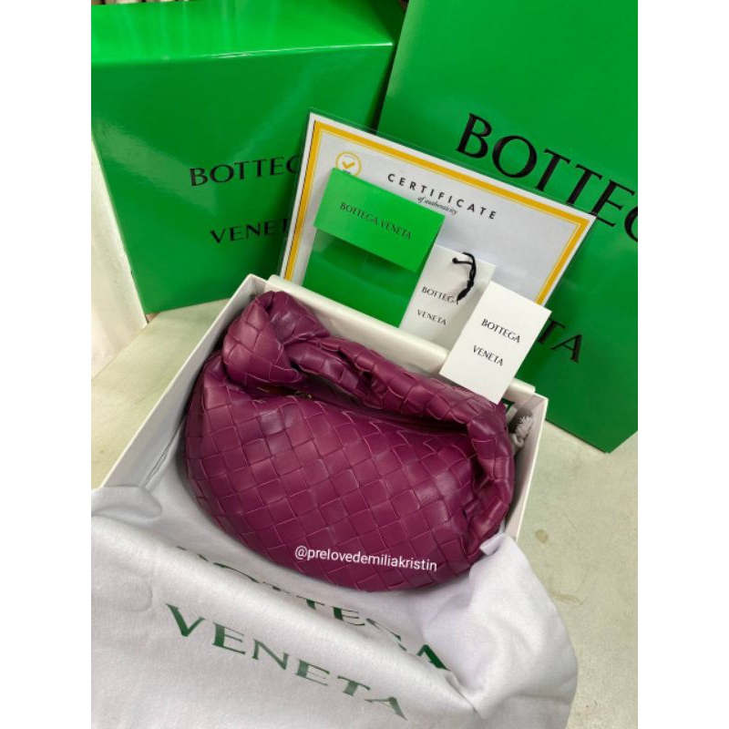 nego preloved rec 2022 bottega jodie mini bag in cinnabar authentic