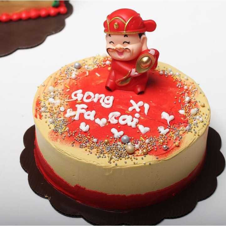 

God Of Money Cake / Chinese Cake / Kue Imlek / CNY Cake / Hampers Imlek
