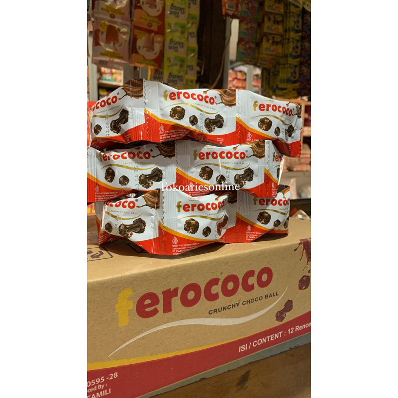 

Ferococo crunchy choco ball isi 10pcs