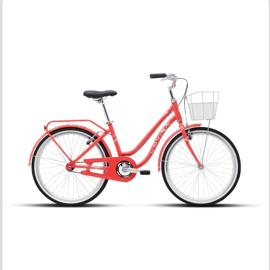 Sepeda Mini Keranjang 24 inch Polygon Lovina alloy
