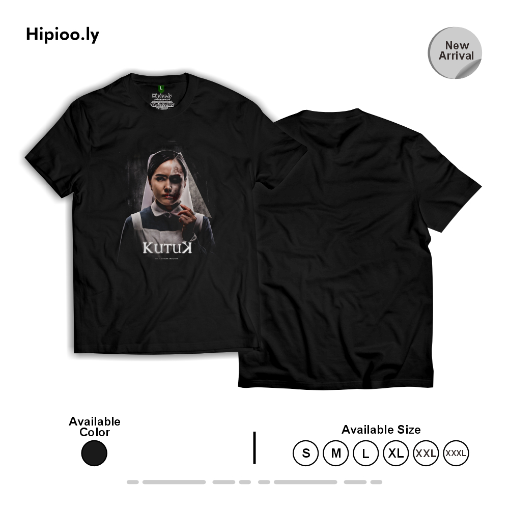 KAOS KUTUK | KAOS FILM INDONESIA | KAOS FILM HOROR | KAOS COTTON COMBED 30S | HIPIOO.LY