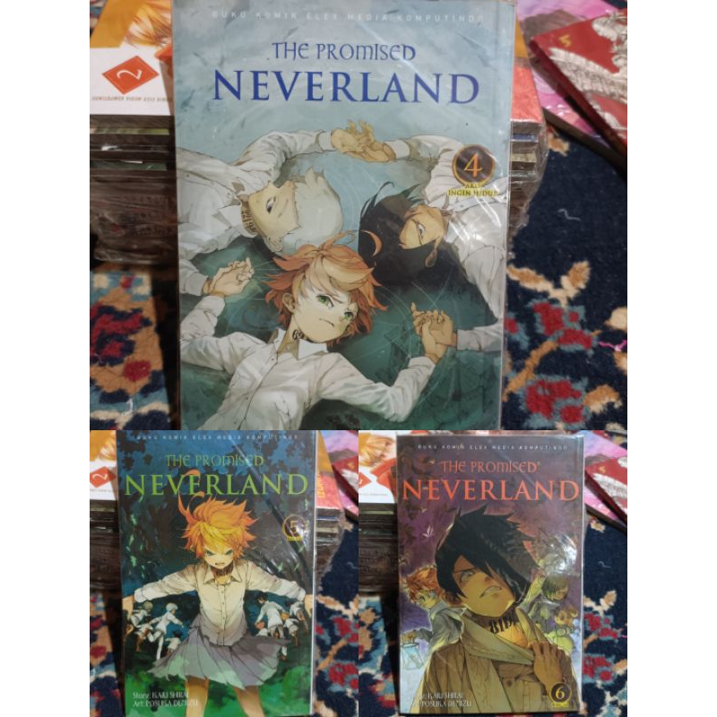 komik the promised neverland 4,5,6 / komik the promised neverland vol 4,5,6