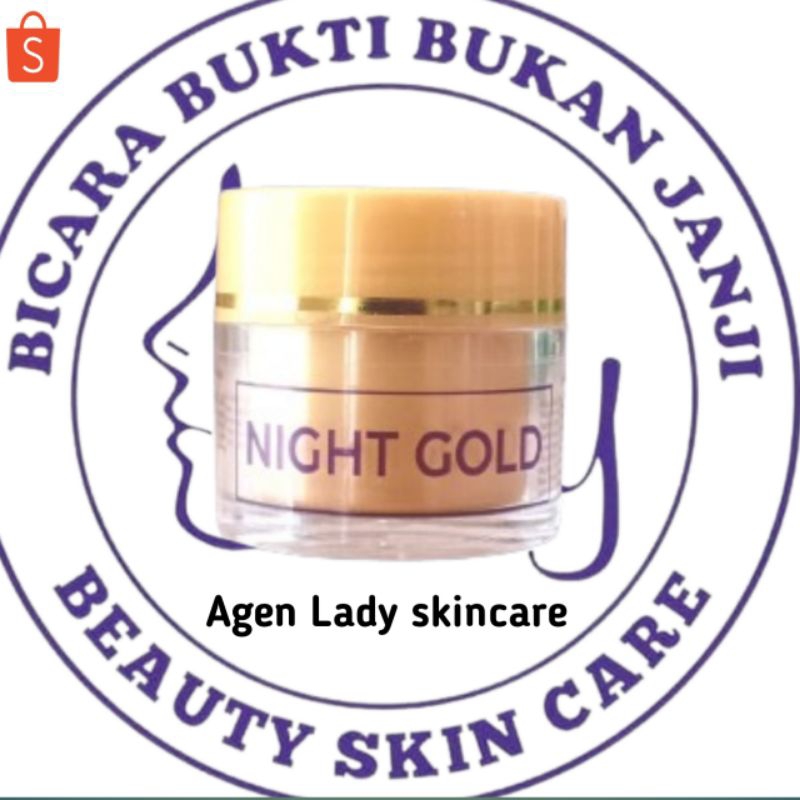 ECER LADY SKINCARE CREAM MALAM GLOW|Krim Pencerah Untuk kulit Kering|Kulit Normal|Kulit Kusam|Flek H
