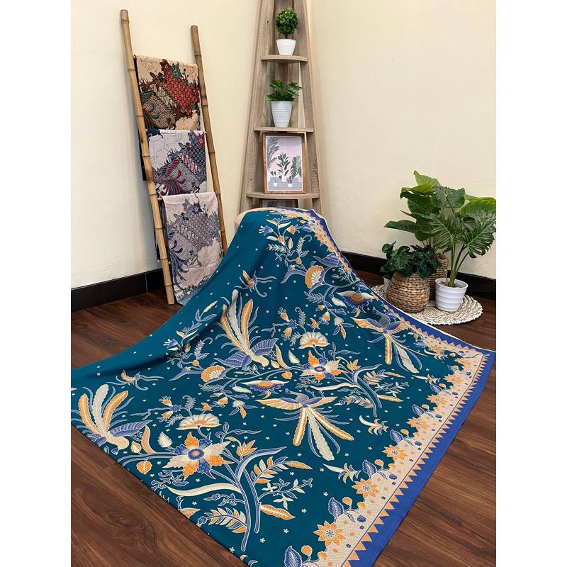Kain batik motif burung temu terbaru, bahan katun premium