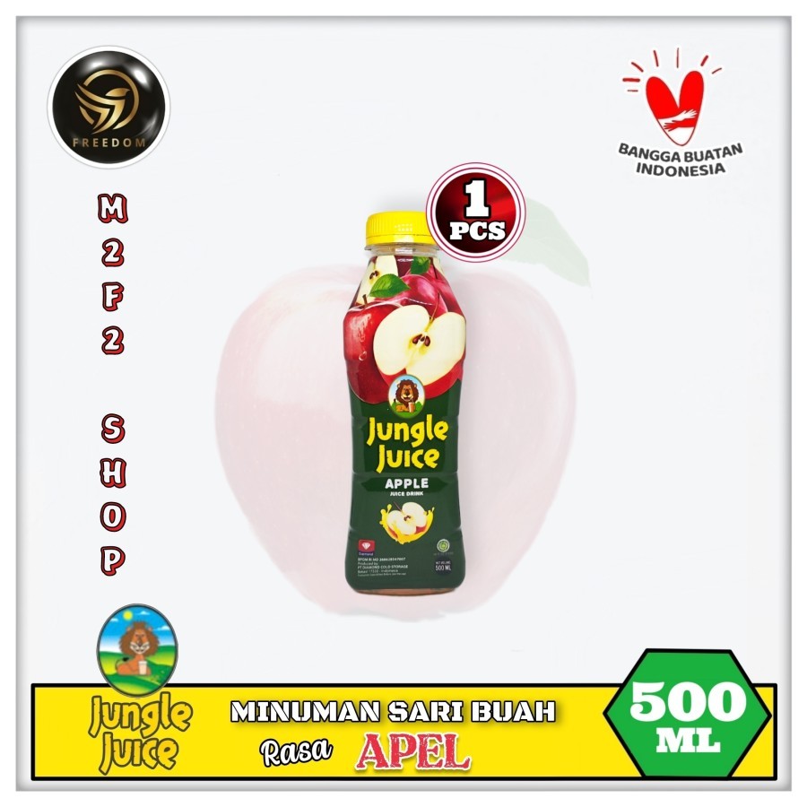 

Diamond Jungle Juice Apple | Jus Apel Botol Pet - 500 ml (Kemasan Satuan)