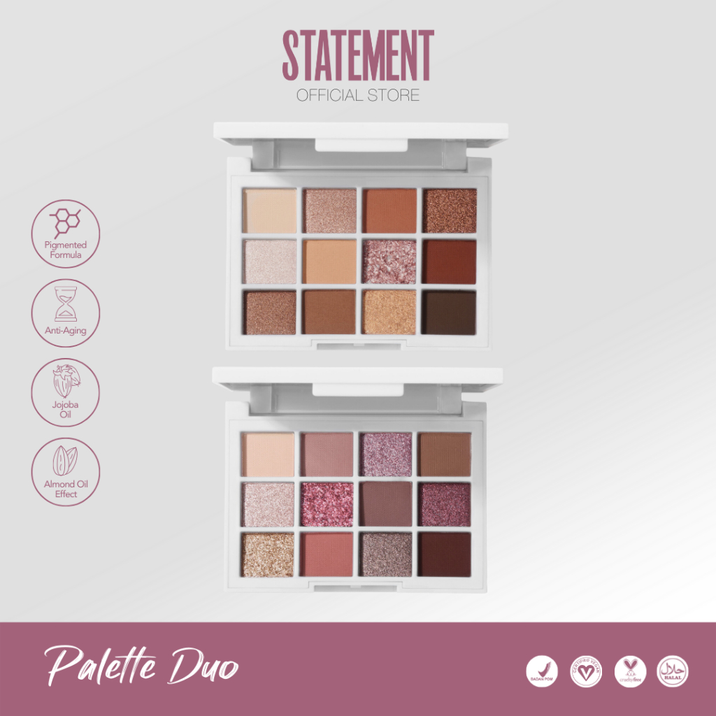 HH,- Statement Beauty Eyeshadow Palette Duo
