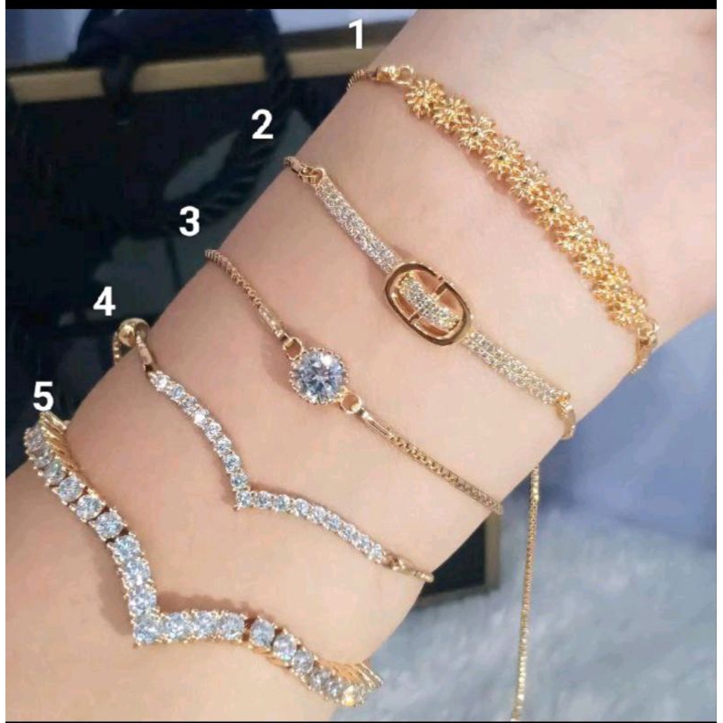 Xuping88 Aneka Gelang Serut Gold Lapis Emas -NILAM