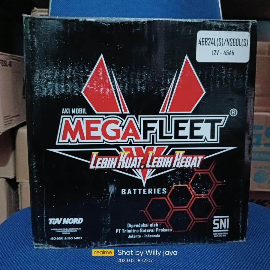 Aki Mobil MEGAFLEET NS60LS (46B24L)S