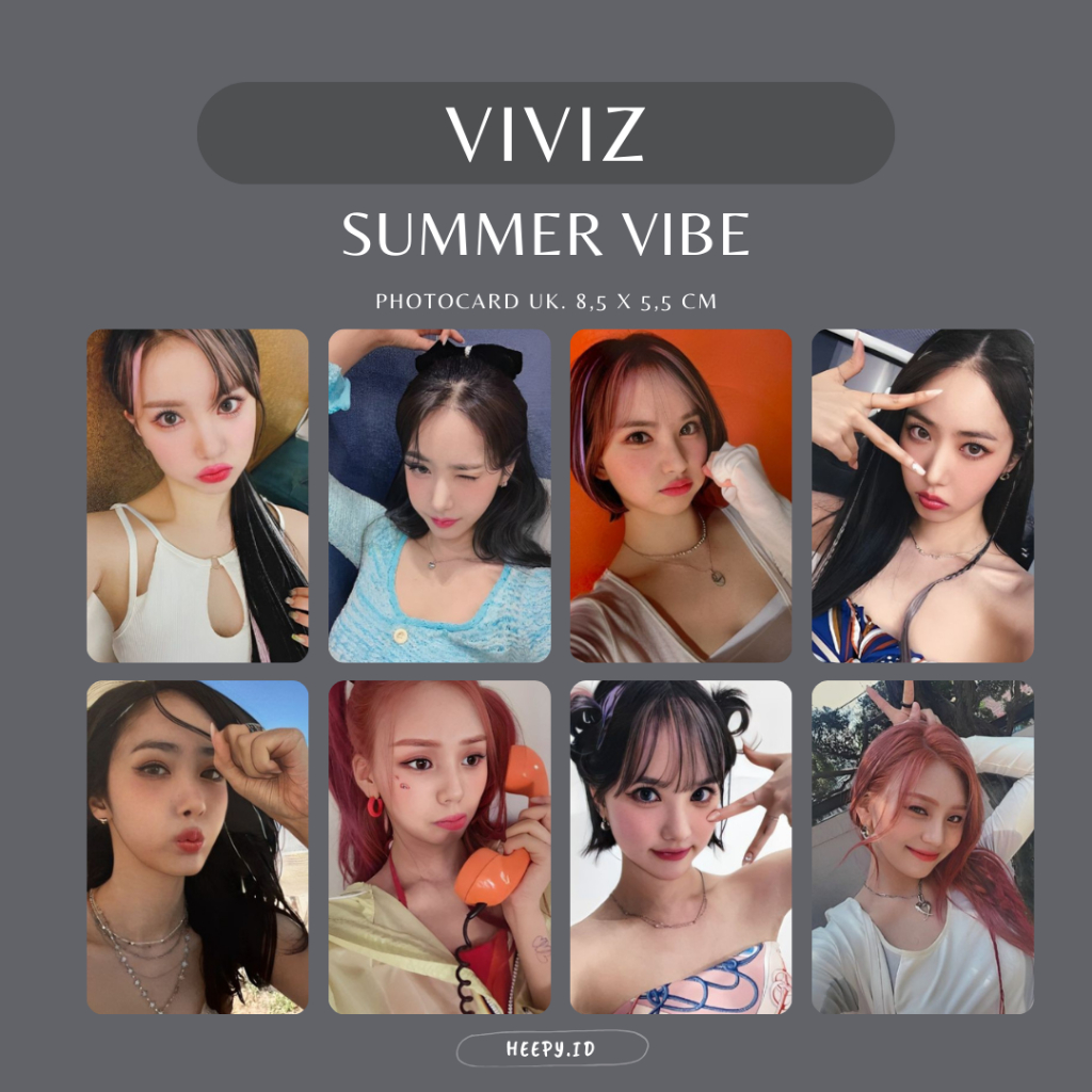 [VIVIZ] UNOFFICIAL PHOTOCARD VIVIZ SUMMER VIBE