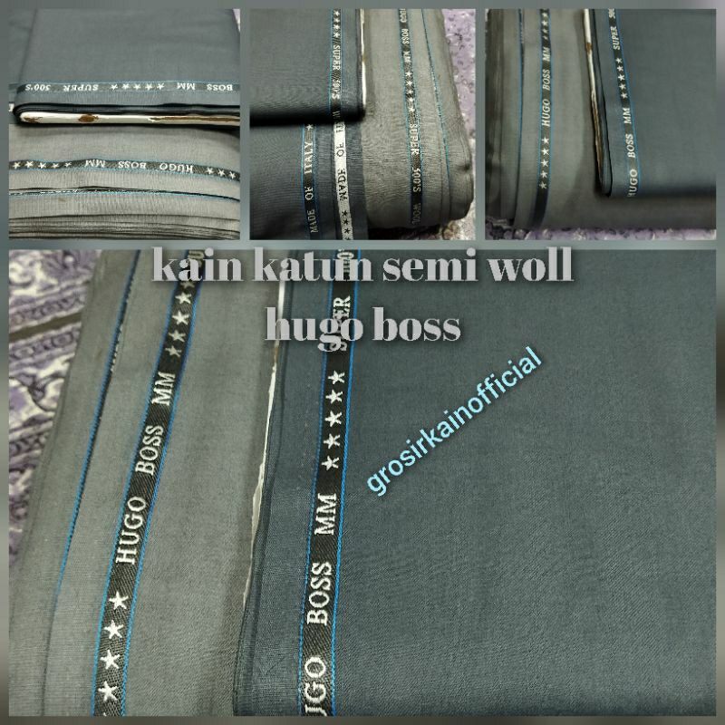 kain katun semi woll bahan celana bahan kemeja bahan baju bahan kain abu