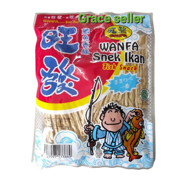 

Wanfa snek ikan/fish snack 120 gram original/spicy/juhi ikan