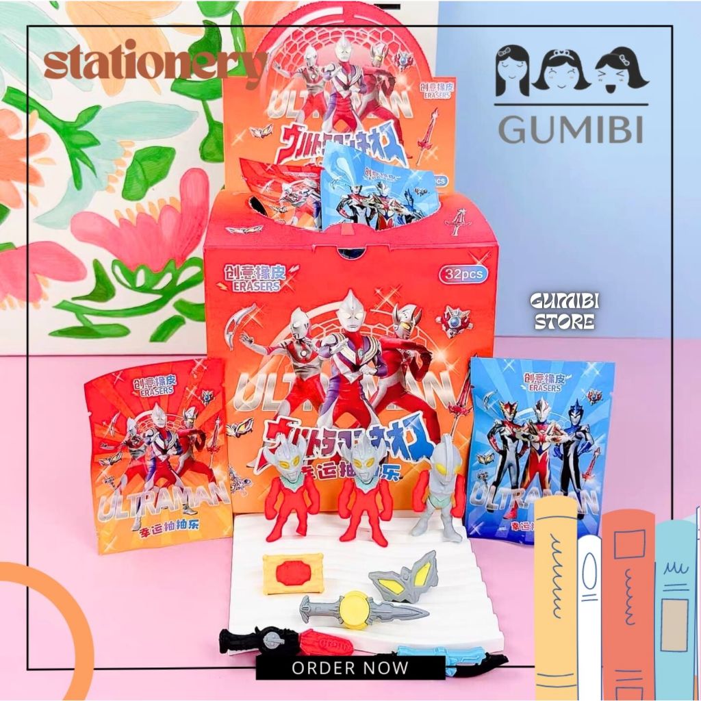 

Penghapus Misteri Ultramen Penghapus Pensil Mystery Bag Hero Ultramen