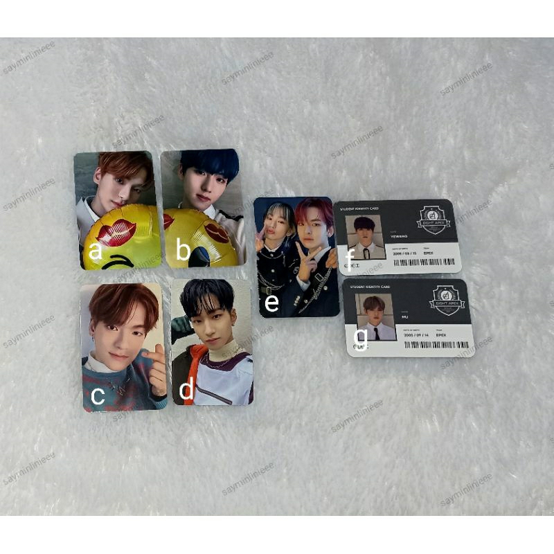 Readystock PC Photocard EPEX album prelude of love bipolar anxiety 21st century boys benefit Gmarket