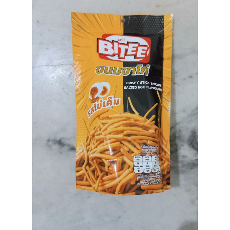 

bitee salted egg 65gr ( PO SABAR,snack thailand)