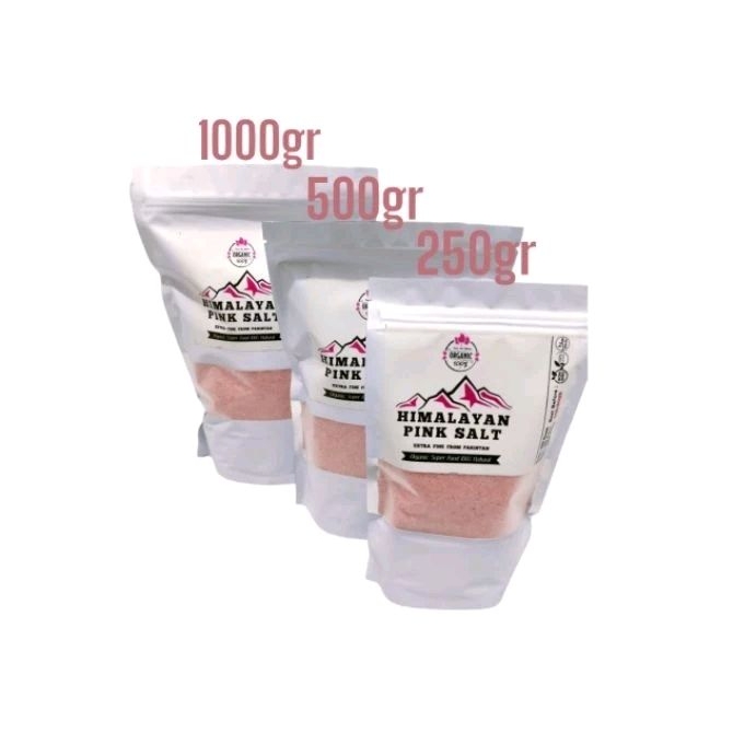 

Garam Himalaya Pink Salt Organic//Original Premium 1 Kg NON GMO